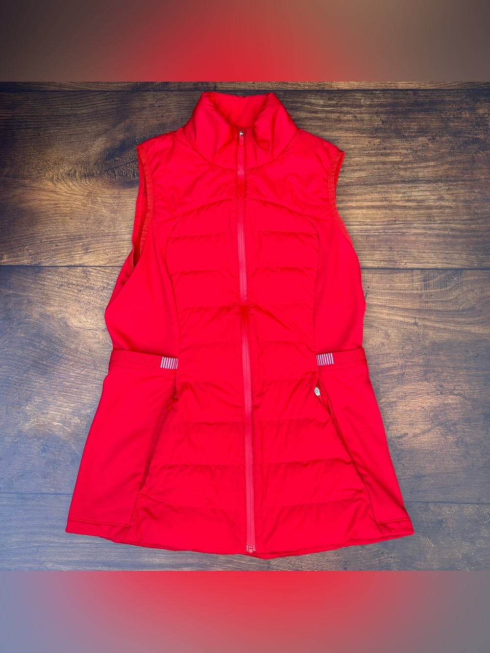 Lululemon Down For It All Vest In Grenadine Red Size 6